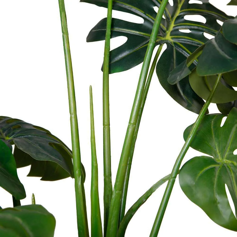 Bernsteinkünstliche Monstera Topfpflanze 45