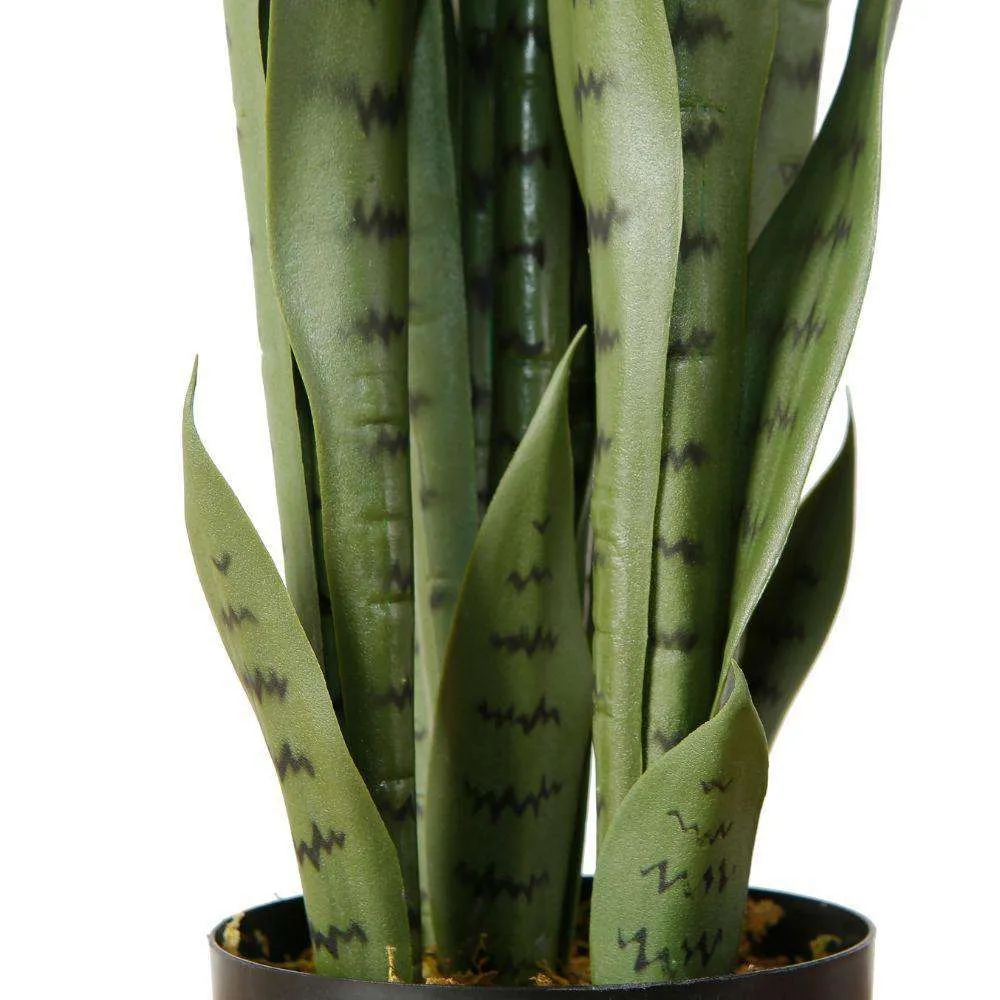 Künstliche Schlange Sansevieria grüne Topfpflanze