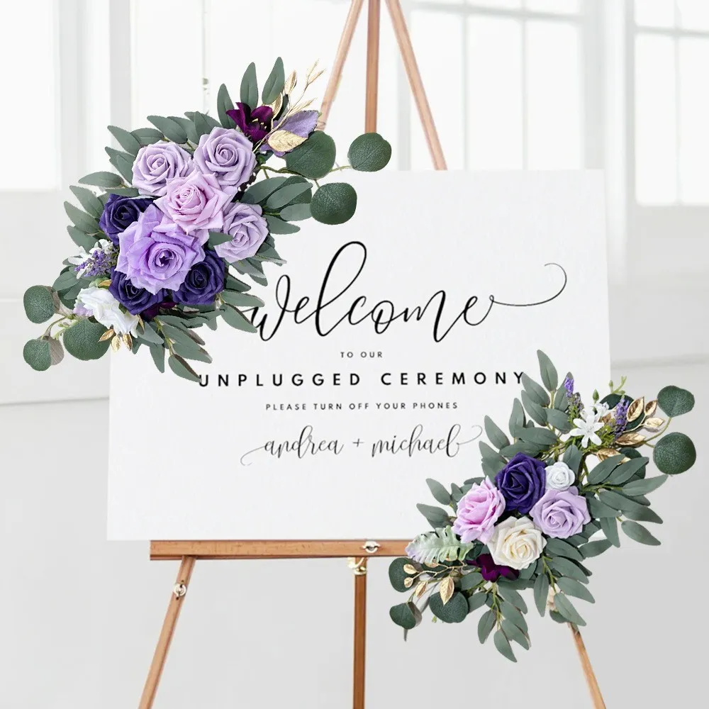Zeichenblume reines Lila