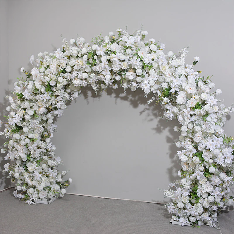 Blumenbogen künstliche Blumen Hintergrund Vorschlag Vorschlag Hochzeitsfeierdekoration