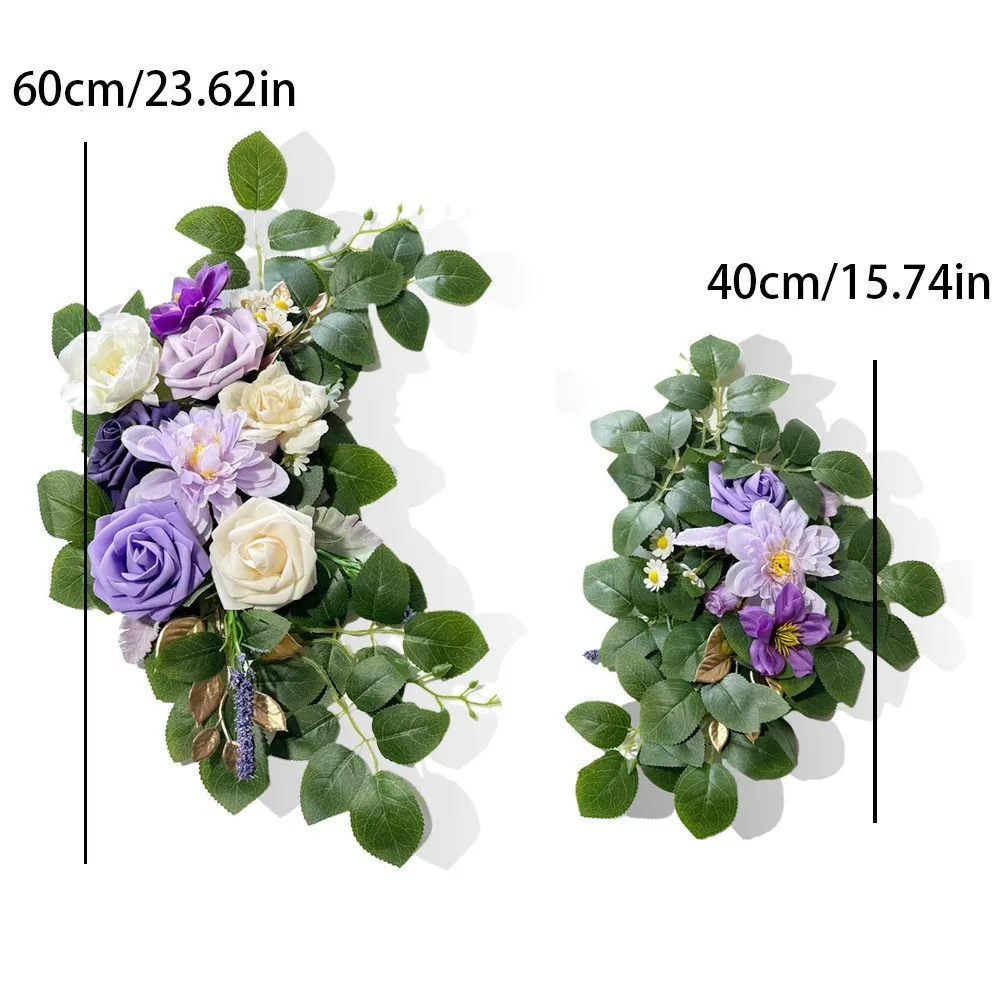 Zeichen Blume lila & grün
