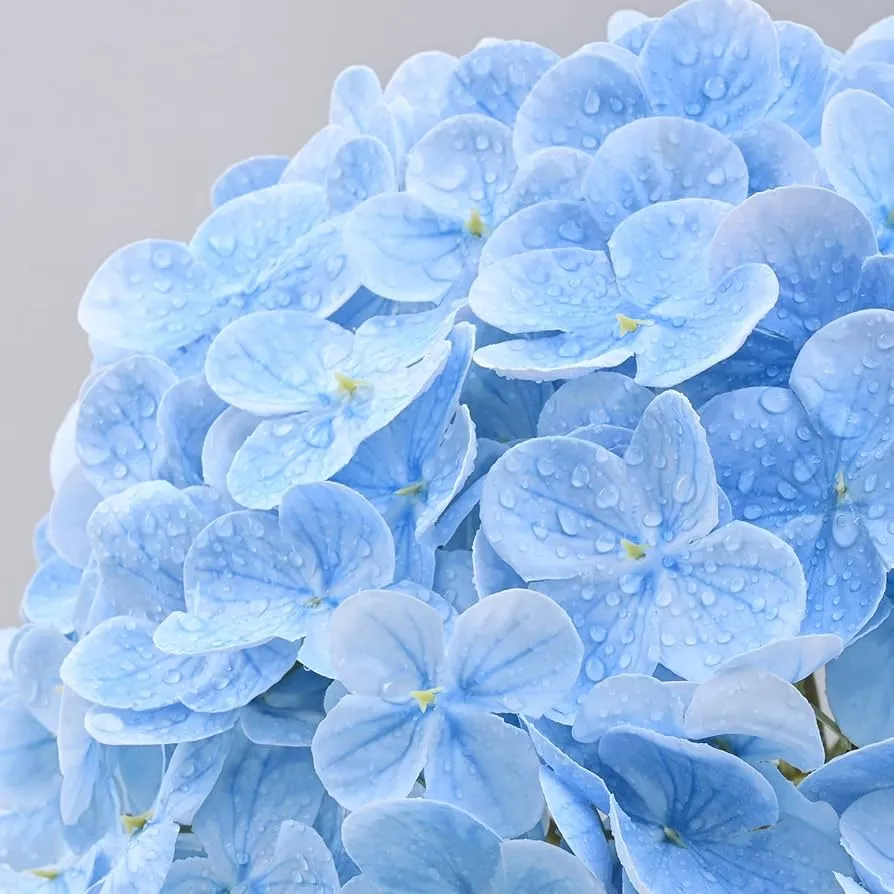 Falsche Blumen echte Berührung Hortensie