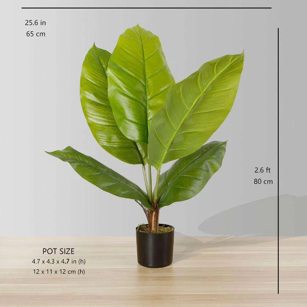 Künstliche Spathiphyllum -Blattpopfpflanze (mehrere Größen)