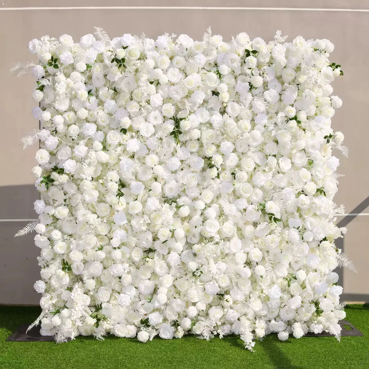 Ybliouke Blumenwand Stoff rauft Vorhang Blumener Kulisse Hochzeitsfeier Vorschlag Dekor Dekor