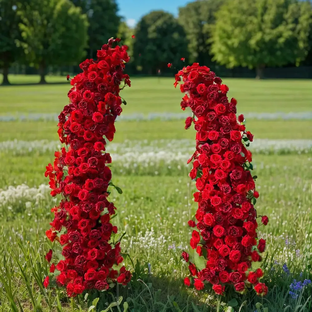 Blumenbogen Blumensäulen für Partydekor inklusive Rahmen