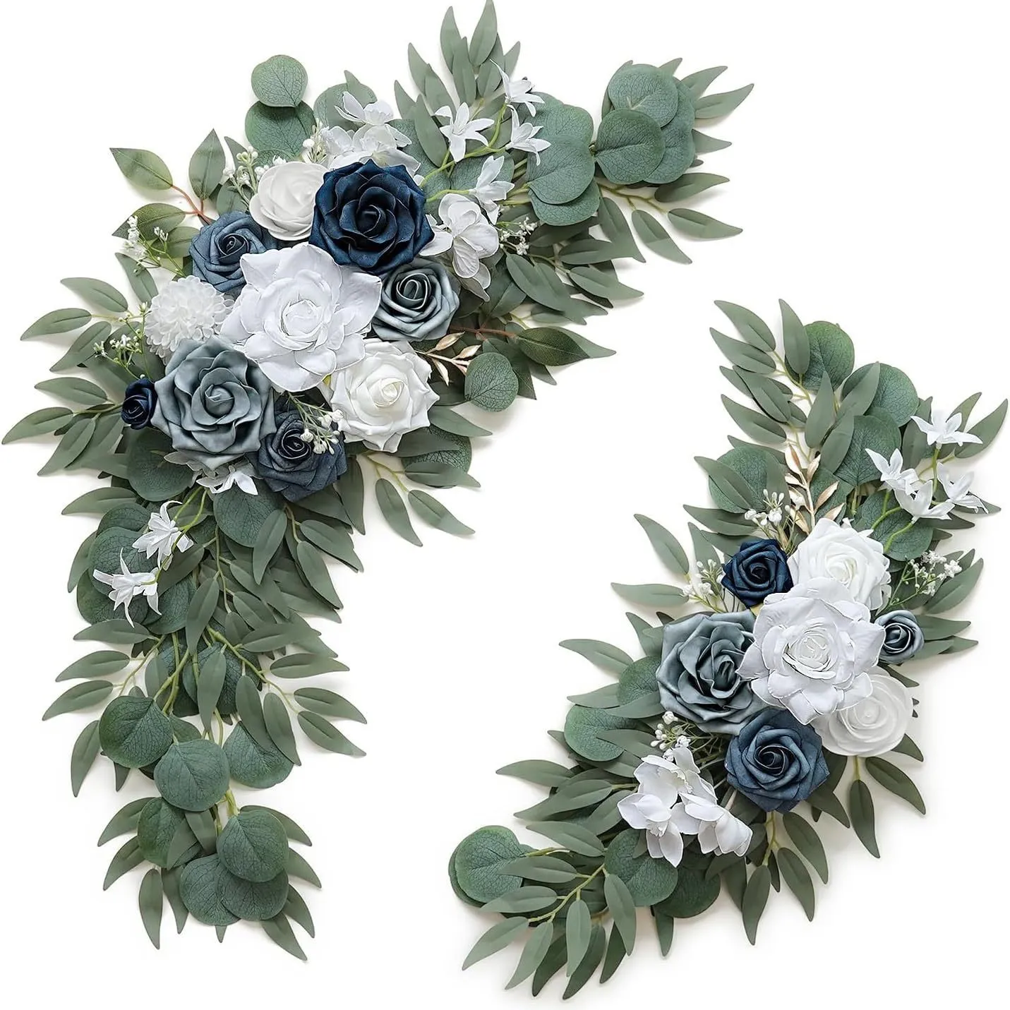 Senior Zeichen Blume dunkelblau