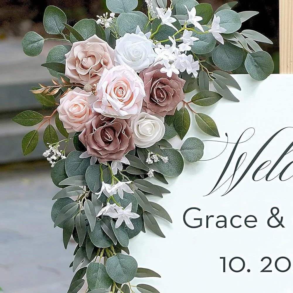 Seniorenschild Blume grau Pink