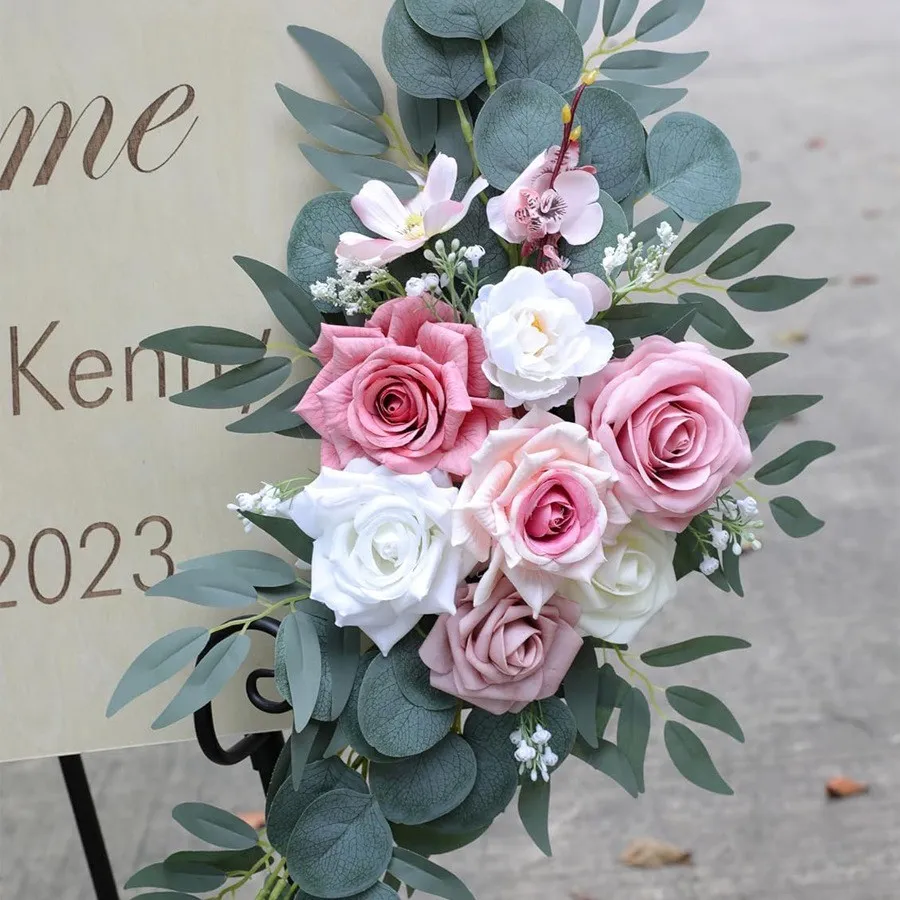 Seniorenschild Blume Pink