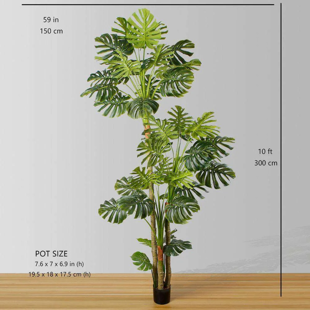 Senior Artificial Monstera Topfpflanze (mehrere Größen）