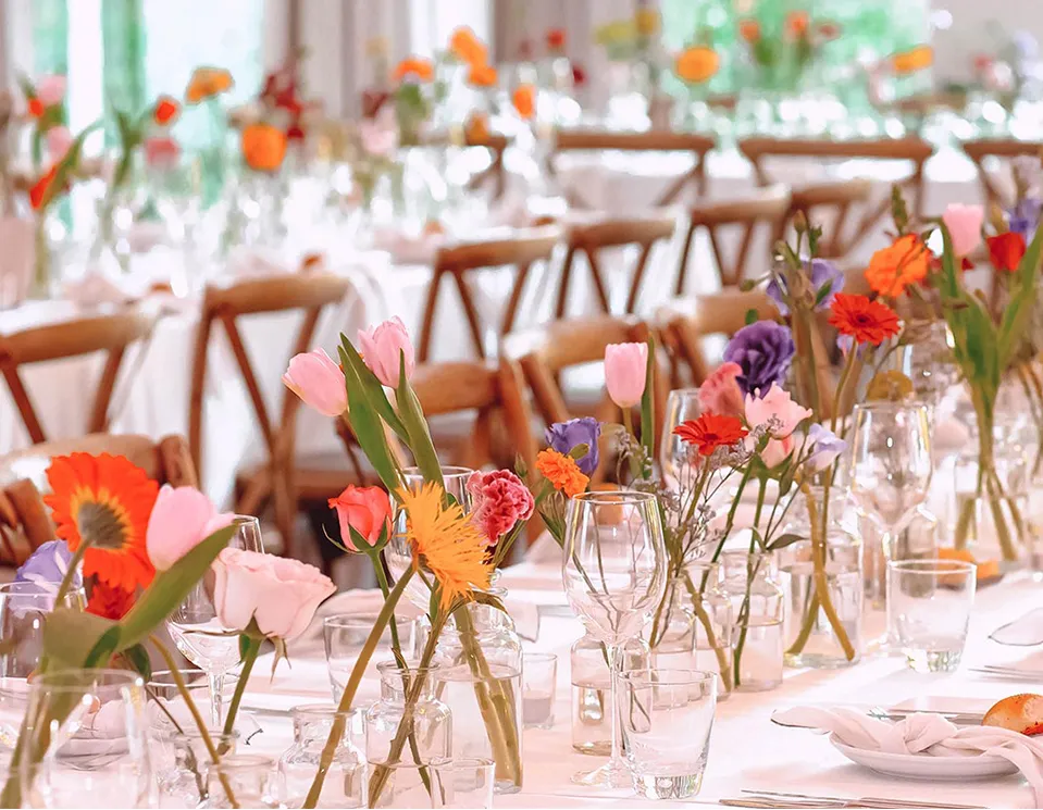 Hochwertige Blumenarrangements fabelhafte Wedding