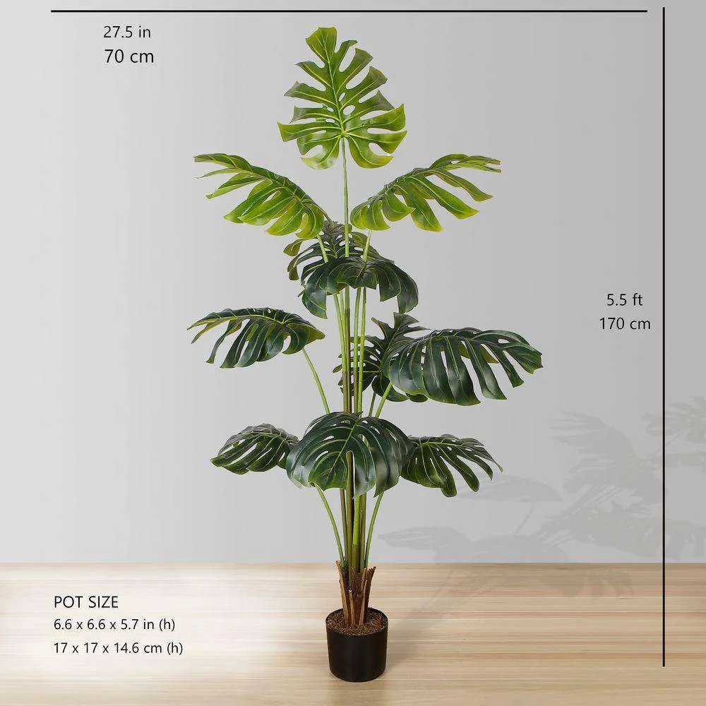 Künstliche Monstera -Topfpflanze (mehrere Größen)