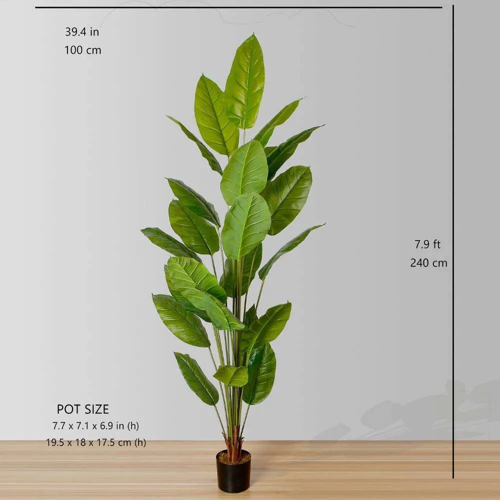 Künstliche Spathiphyllum -Blattpopfpflanze (mehrere Größen)
