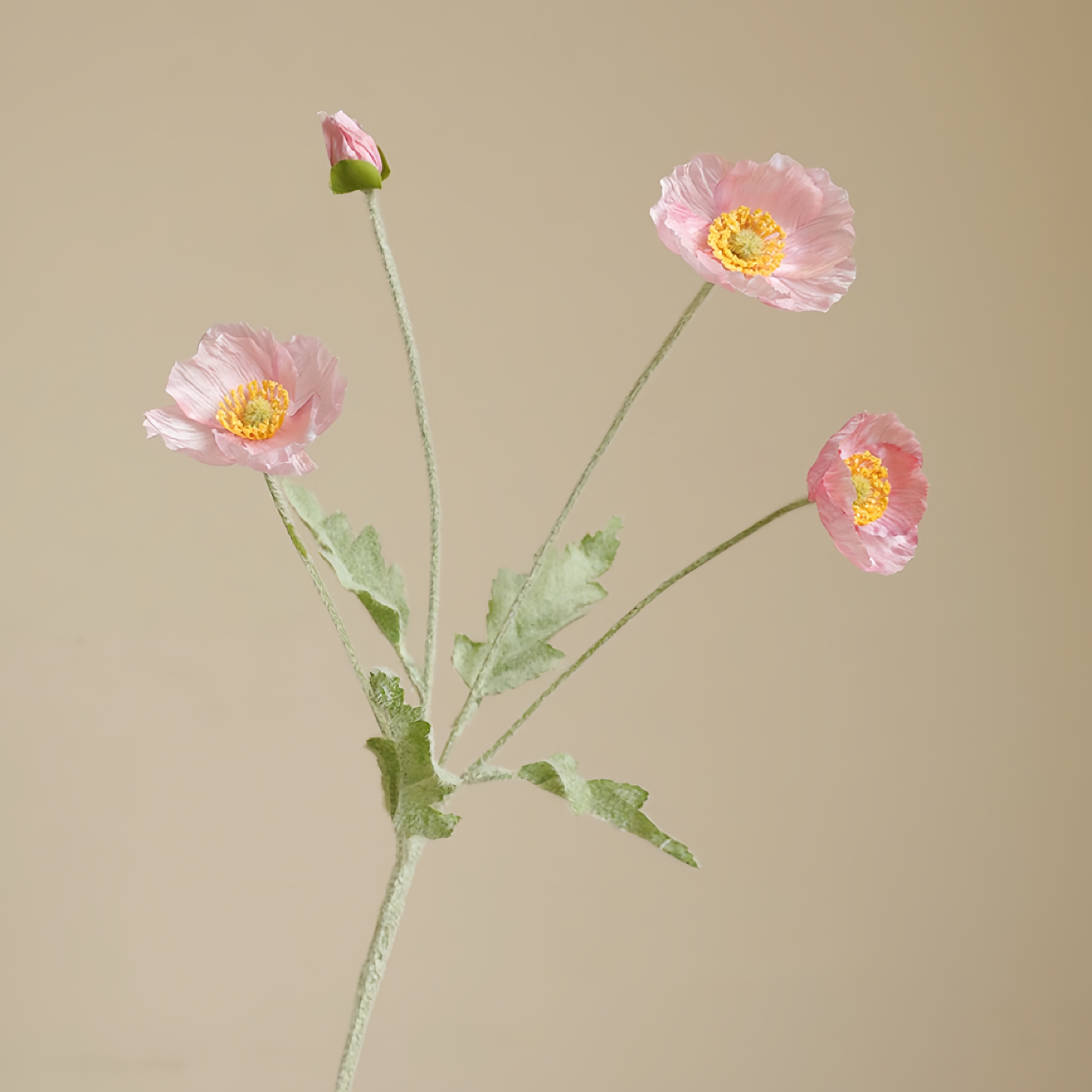 Faux gefockte mohnblüte Arrangement