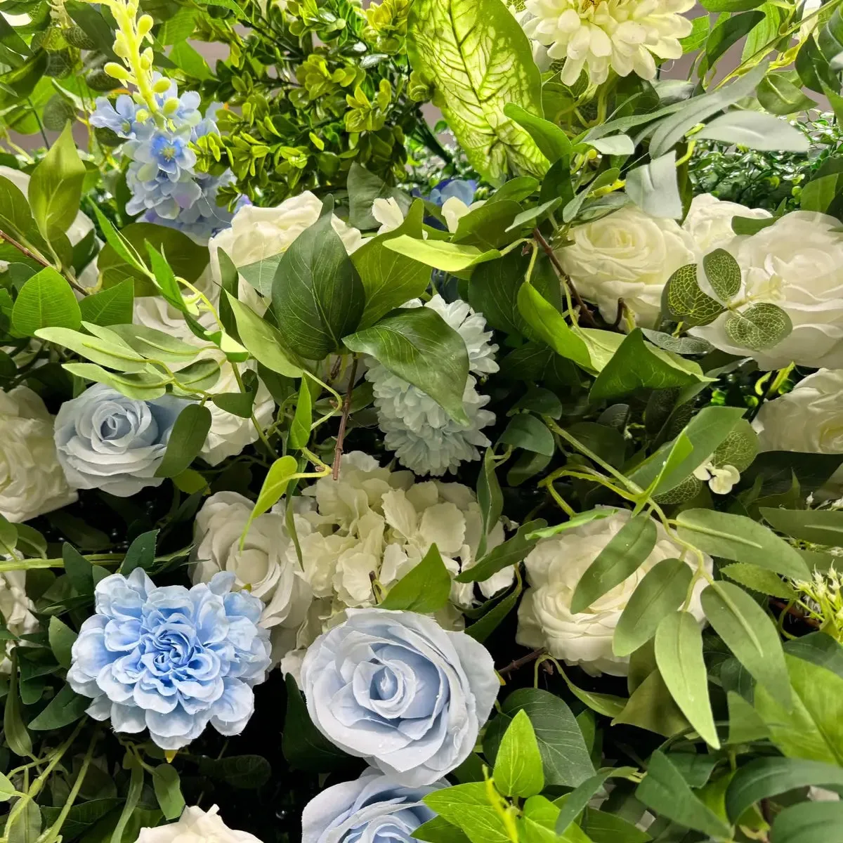 Blumenwandgrün künstlicher Stoff rauft Vorhang Blumenkulisse für Party