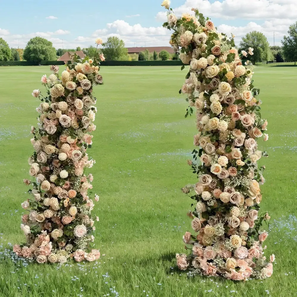 Blumenbogen Blumensäulen für Partydekor inklusive Rahmen