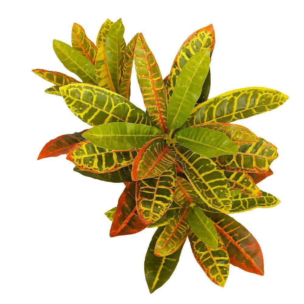 Künstliche Crotons Topfpflanze
