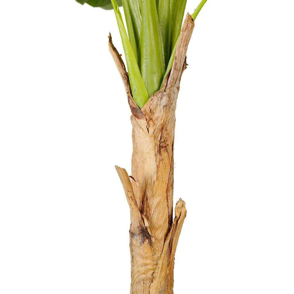 Bernsteinkünstliche Bananenbaumtopfpflanze