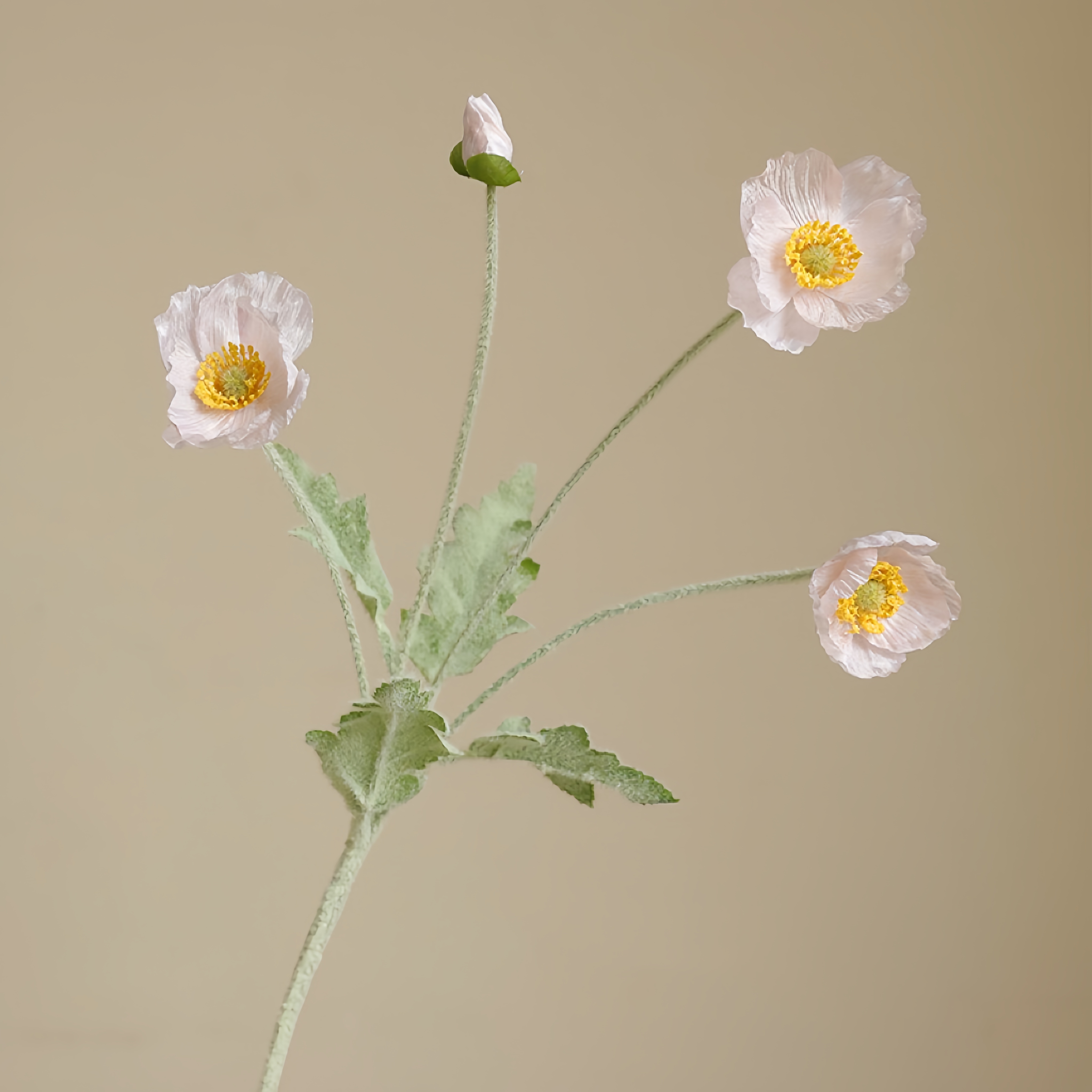 Faux gefockte mohnblüte Arrangement