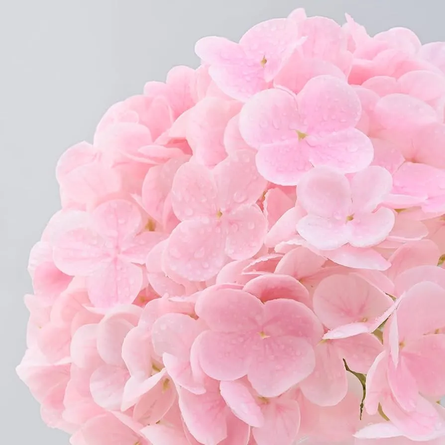 Falsche Blumen echte Berührung Hortensie