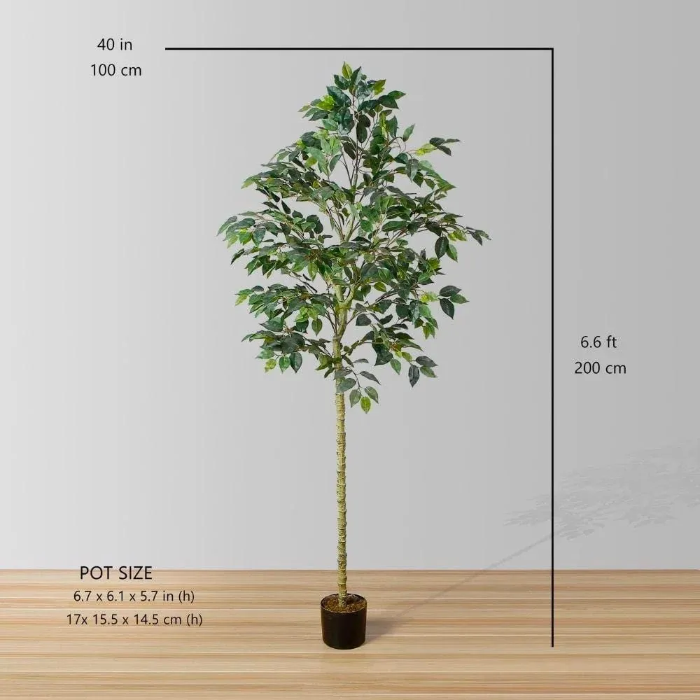 Künstliche Ficus -Baum -Topfpflanze (mehrere Größen)