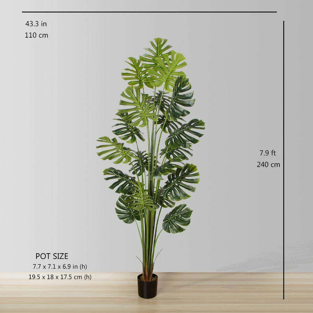 Künstliche Monstera -Topfpflanze (mehrere Größen)