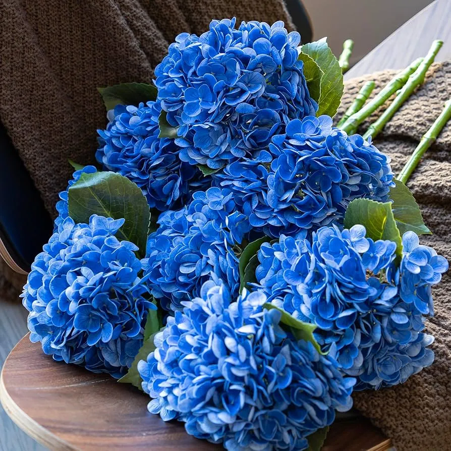 Falsche Blumen echte Berührung Hortensie