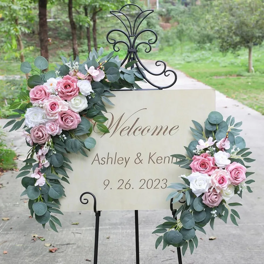 Seniorenschild Blume Pink