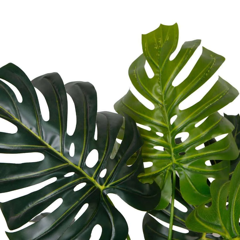 Bernsteinkünstliche Monstera Topfpflanze 45