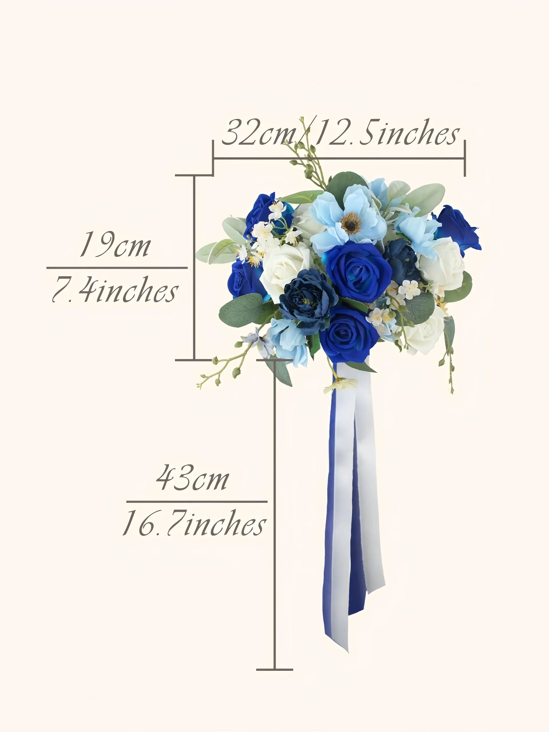 Kleinblauer Monolith Bouquet