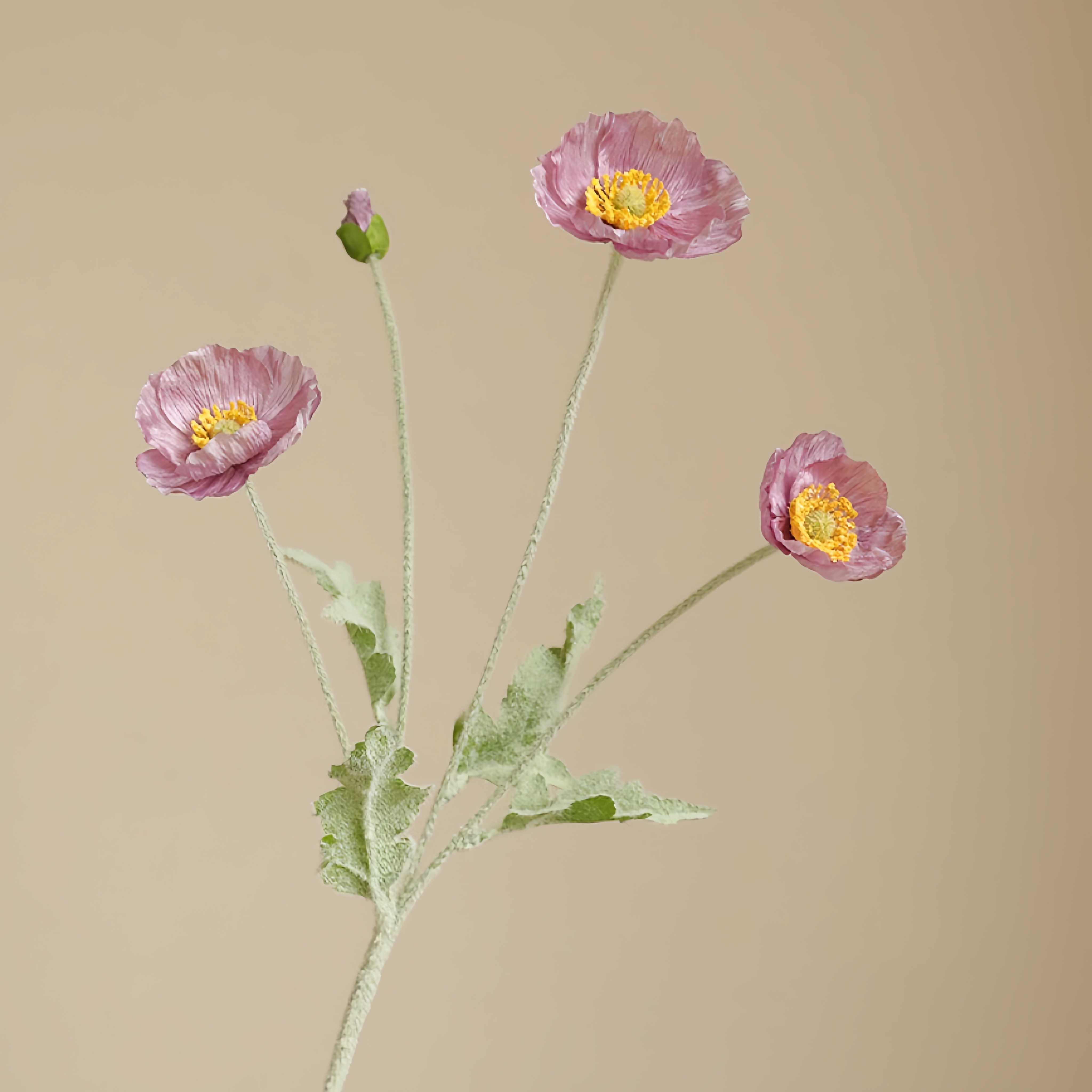 Faux gefockte mohnblüte Arrangement
