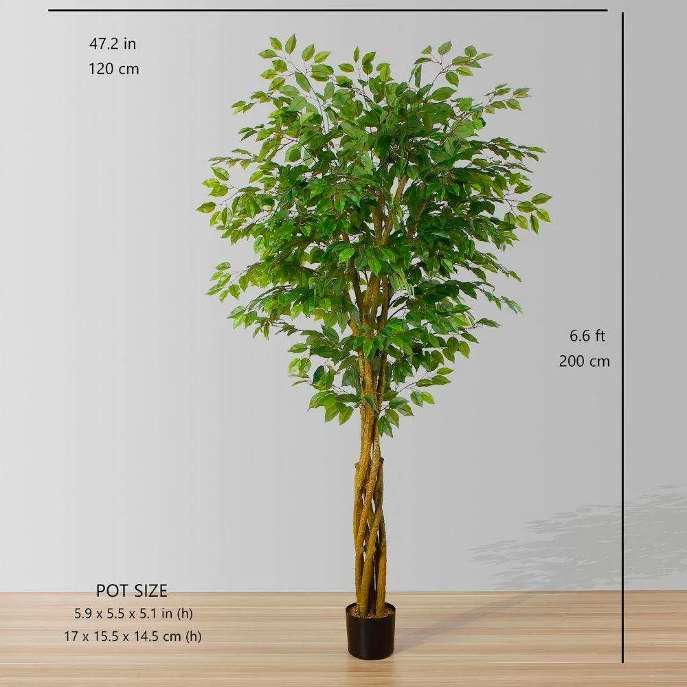Künstliche Ficus -Baum -Topfpflanze (mehrere Größen)