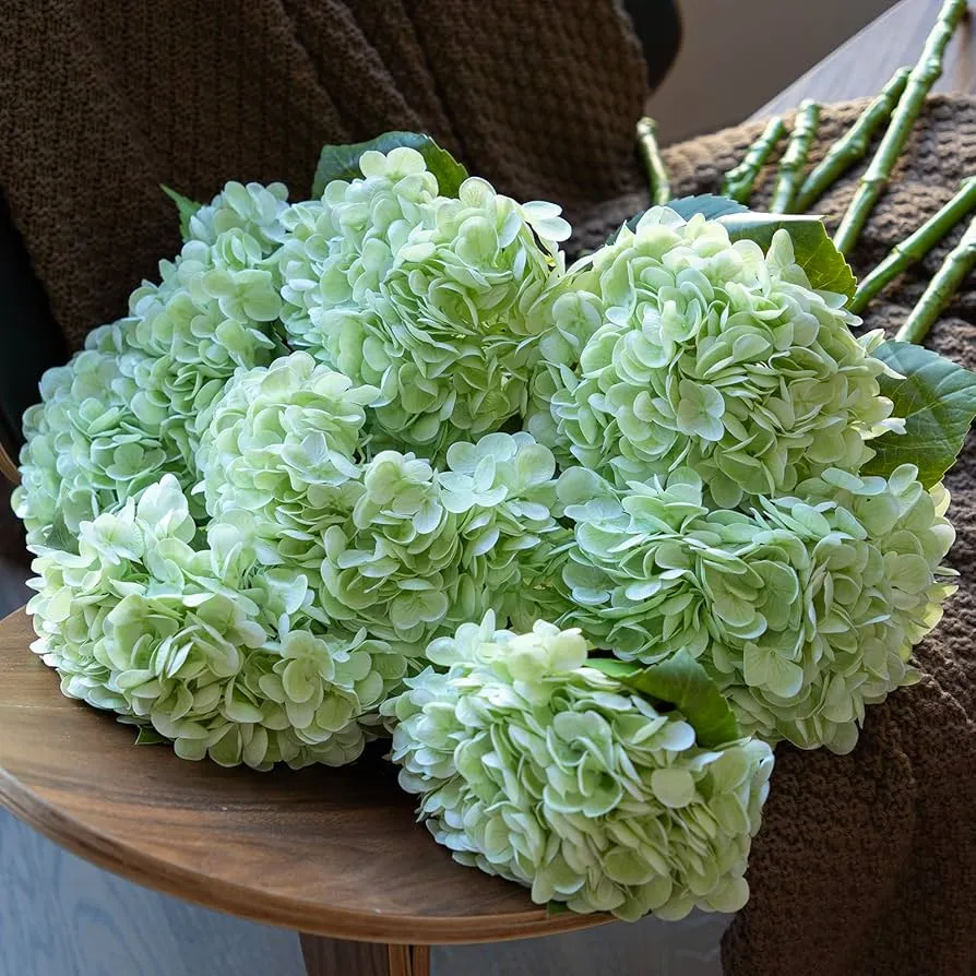 Falsche Blumen echte Berührung Hortensie