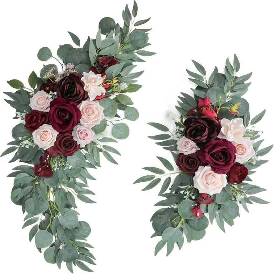 Seniorenschild Blume Burgund